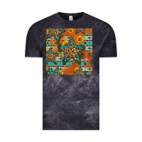 Cloud Black western stars seamless pattern Vintage Tee - HRA Design Shop
