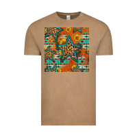 Vintage Coffee western stars seamless pattern Vintage Tee - HRA Design Shop