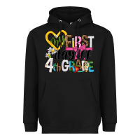 Black my first day of 4th grade Heavyweight Hoodie - NancyCooperArtShop