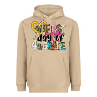 Mushroom my first day of 4th grade Heavyweight Hoodie - NancyCooperArtShop