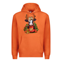 Carrot christmas baby cow hot cocoa Premium Hoodie - Jasminsmagicworld