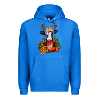 True Royal christmas baby cow hot cocoa Premium Hoodie - Jasminsmagicworld