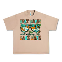 Boat Waves Sun Rays Aint Nothing Like Lake Days Urban Heavy Tee | Teevron