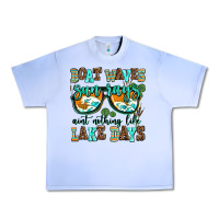 Grape Ice boat waves sun rays aint nothing like lake days Urban Heavy Tee - AdoDesignShop