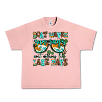 Salmon boat waves sun rays aint nothing like lake days Urban Heavy Tee - AdoDesignShop