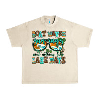 Sandshell boat waves sun rays aint nothing like lake days Urban Heavy Tee - AdoDesignShop