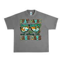 Tornado boat waves sun rays aint nothing like lake days Urban Heavy Tee - AdoDesignShop
