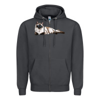 Smoke siamese Zipper Hoodie - LillyAllenDesigns