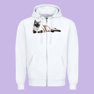 Siamese Zipper Hoodie Designed By Lillyallendesigns