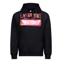 Black Personalized i wear pink for my Urban Hoodie - texasbilliewilder