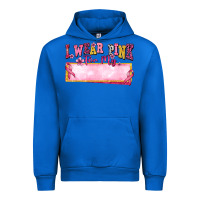 Cobalt Personalized i wear pink for my Urban Hoodie - texasbilliewilder
