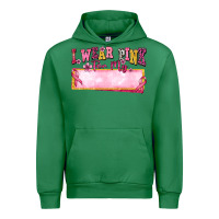 Emerald Personalized i wear pink for my Urban Hoodie - texasbilliewilder