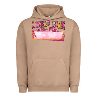 Pigment Burro Personalized i wear pink for my Urban Hoodie - texasbilliewilder