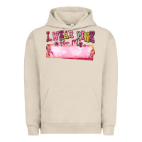 Pigment French Oak Personalized i wear pink for my Urban Hoodie - texasbilliewilder