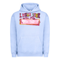 Pigment Grape Ice Personalized i wear pink for my Urban Hoodie - texasbilliewilder