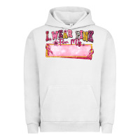 Pigment Lunar Rock Personalized i wear pink for my Urban Hoodie - texasbilliewilder