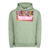 Pigment Oil Green Personalized i wear pink for my Urban Hoodie - texasbilliewilder