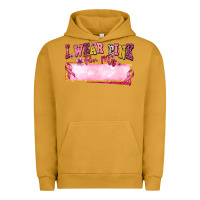 Pigment Peanut Butter Personalized i wear pink for my Urban Hoodie - texasbilliewilder