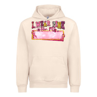 Sandshell Personalized i wear pink for my Urban Hoodie - texasbilliewilder