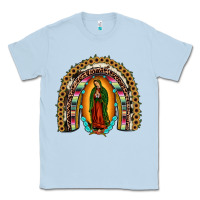 Dusty Blue our lady of guadalupe rainbow Classic Tee - JahusDesignShop