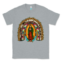 Heather Grey our lady of guadalupe rainbow Classic Tee - JahusDesignShop