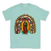 Seafoam our lady of guadalupe rainbow Classic Tee - JahusDesignShop