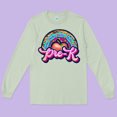 Pre K Long Sleeve Tee Designed By Jahusdesignshop