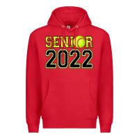Red senior softball Premium Hoodie - AdoDesignShop