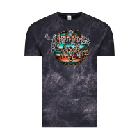 Cloud Black wranglinn mama Vintage Tee - RacoonDesign