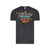 Vintage Black wranglinn mama Vintage Tee - RacoonDesign