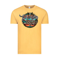 Vintage Mustard wranglinn mama Vintage Tee - RacoonDesign