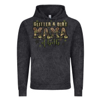 Vintage Black glitter and dirt mama of both Vintage Hoodie - Zillion Design Studio