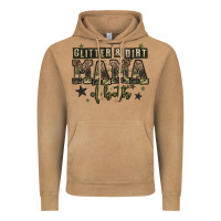 Vintage Camel glitter and dirt mama of both Vintage Hoodie - Zillion Design Studio