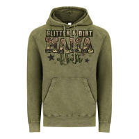 Vintage Olive glitter and dirt mama of both Vintage Hoodie - Zillion Design Studio