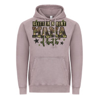 Vintage Zinc glitter and dirt mama of both Vintage Hoodie - Zillion Design Studio