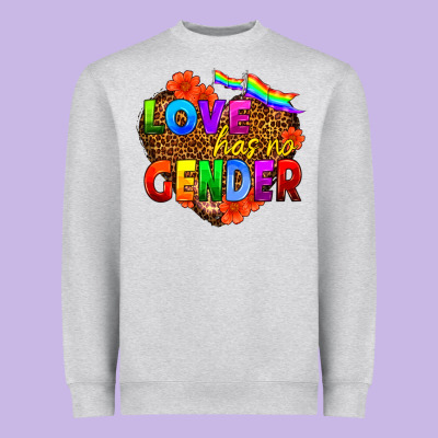Love Has No Gender Heavyweight Sweatshirt Designed By Hra Design Shop