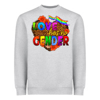 Heather Grey love has no gender Heavyweight Sweatshirt - HRA Design Shop