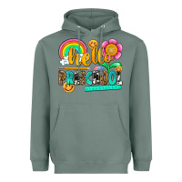 Sage hello preschool Heavyweight Hoodie - NancyCooperArtShop