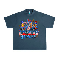 Midnight Navy American truck gnomes Urban Heavy Tee - AdoDesignShop