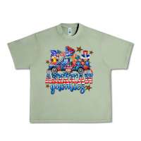 Oil Green American truck gnomes Urban Heavy Tee - AdoDesignShop