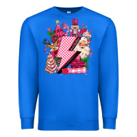True Royal pink christmas lightning bolt Premium Sweatshirt - MaliasSmallBusiness