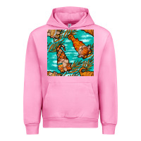 Fuchsia Pink Fall gnomes Urban Hoodie - NancyCooperArtShop
