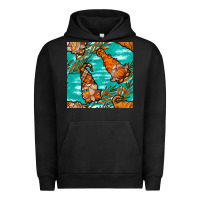 Pigment Black Fall gnomes Urban Hoodie - NancyCooperArtShop