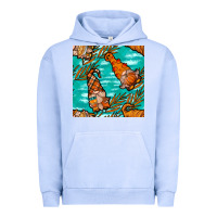 Pigment Grape Ice Fall gnomes Urban Hoodie - NancyCooperArtShop