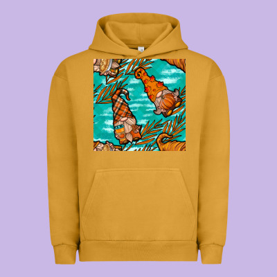 Fall Gnomes Urban Hoodie Designed By Nancycooperartshop