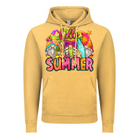 Vintage Mustard hello summer gnomes Vintage Hoodie - Zillion Design Studio