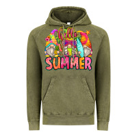 Vintage Olive hello summer gnomes Vintage Hoodie - Zillion Design Studio