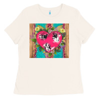 Bone v.d cow and heart Ladies Tee - AdoDesignShop