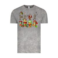 Cloud Rock christmas skeleton coffee cups Vintage Tee - FaDigitalArtStudio