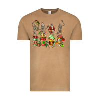Vintage Camel christmas skeleton coffee cups Vintage Tee - FaDigitalArtStudio